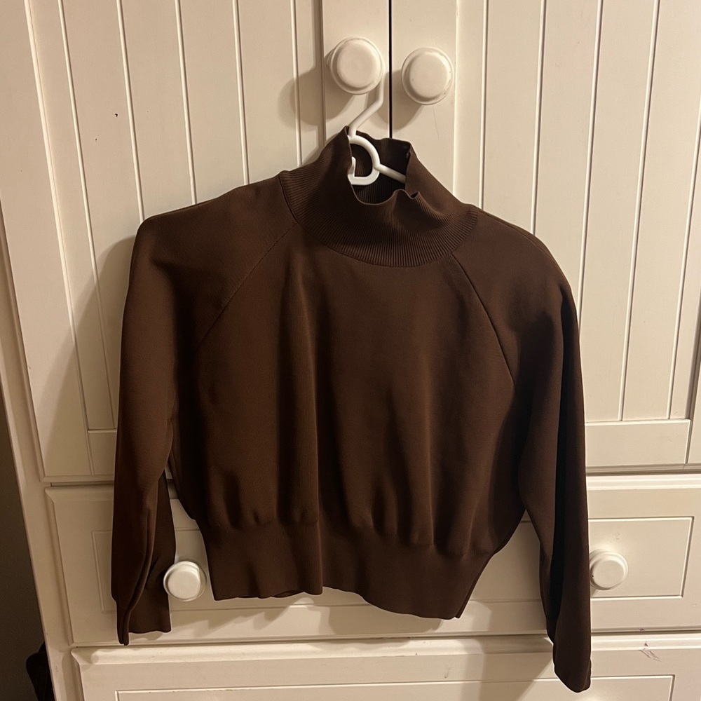 Zara Mock Neck Long Sleeve